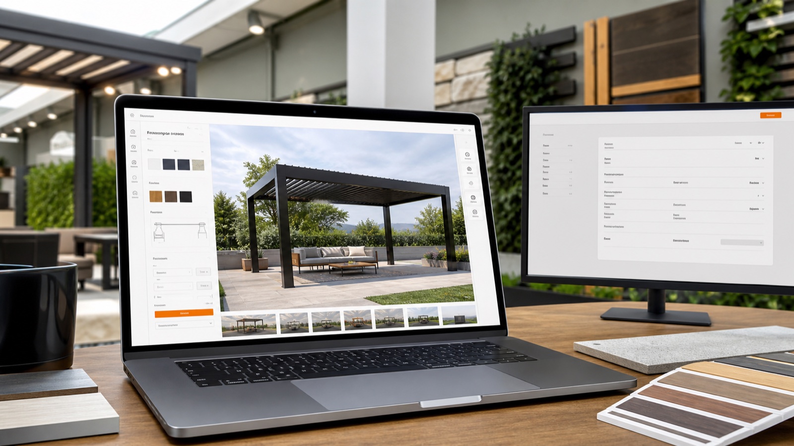 Vista 3D di un prodotto configurabile (sistema solare) per spiegare Africa: software di configurazione per vendite distribuite, software su misura e lancio.